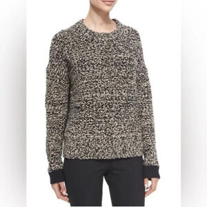 Rag & Bone speckled color blocked  pullover wool oversized sweater Sz Xs